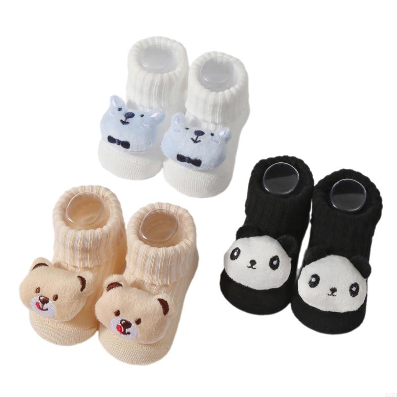 2 Pairs/3 Pairs Baby Ankle Socks Knitted Socks with Cartoon Cotton Socks Soft Socks for Newborns Infant 3-12 Month