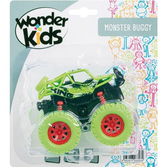 Jouet - MONSTER BUGGY 9CM FR ASSORTIMENT - Maxi-suspensions - Roues en gomme - 9 cm
