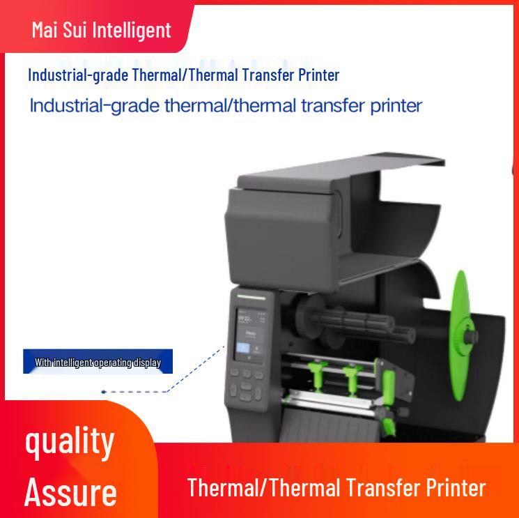 High-Speed Industrial Thermal Label Printer with Smart Display and Large Roll Capacity 200dpi