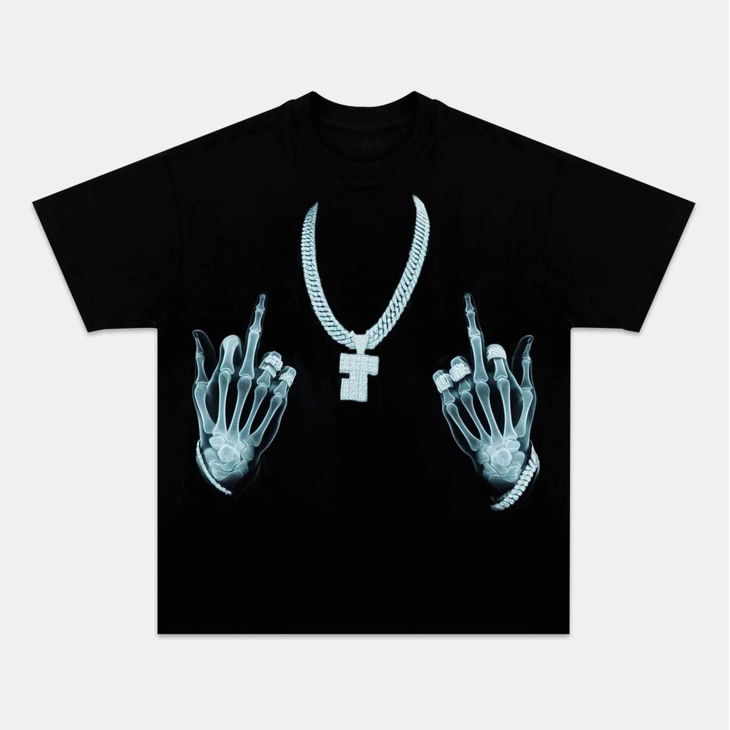 

American Hip Hop Trend Short Sleeve Retro High Street Round Neck T-shirt Casual Sports Street Wear High Quality Top Unisex 4XL