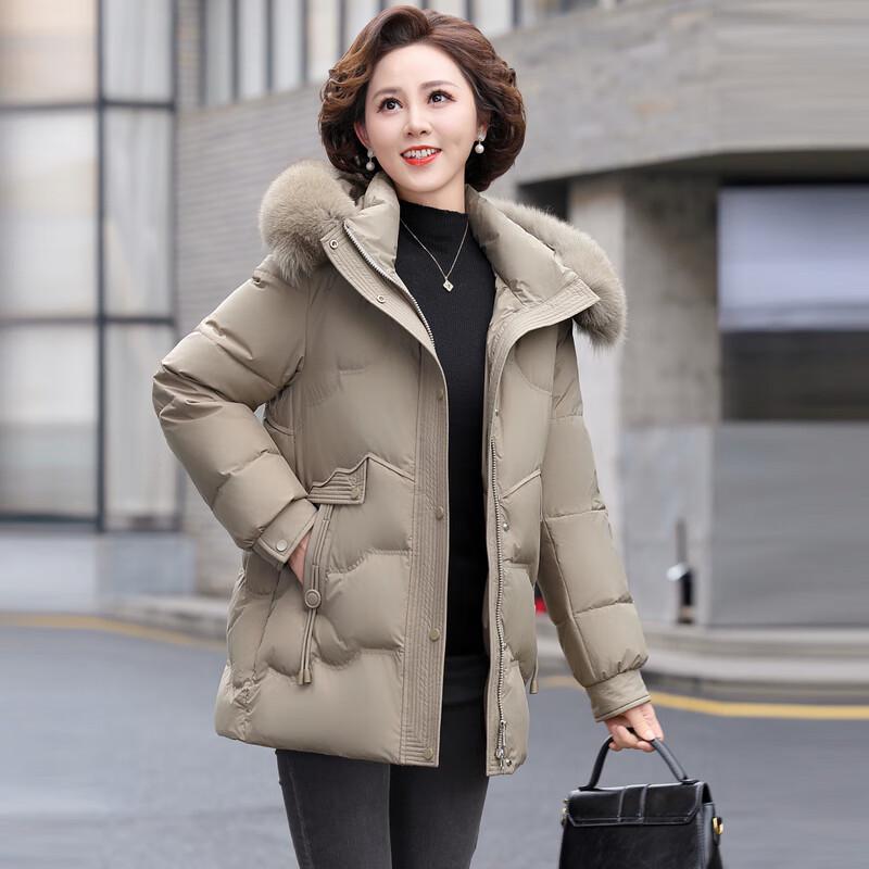Women's Mom Style Loose-Fit Short Down Jacket