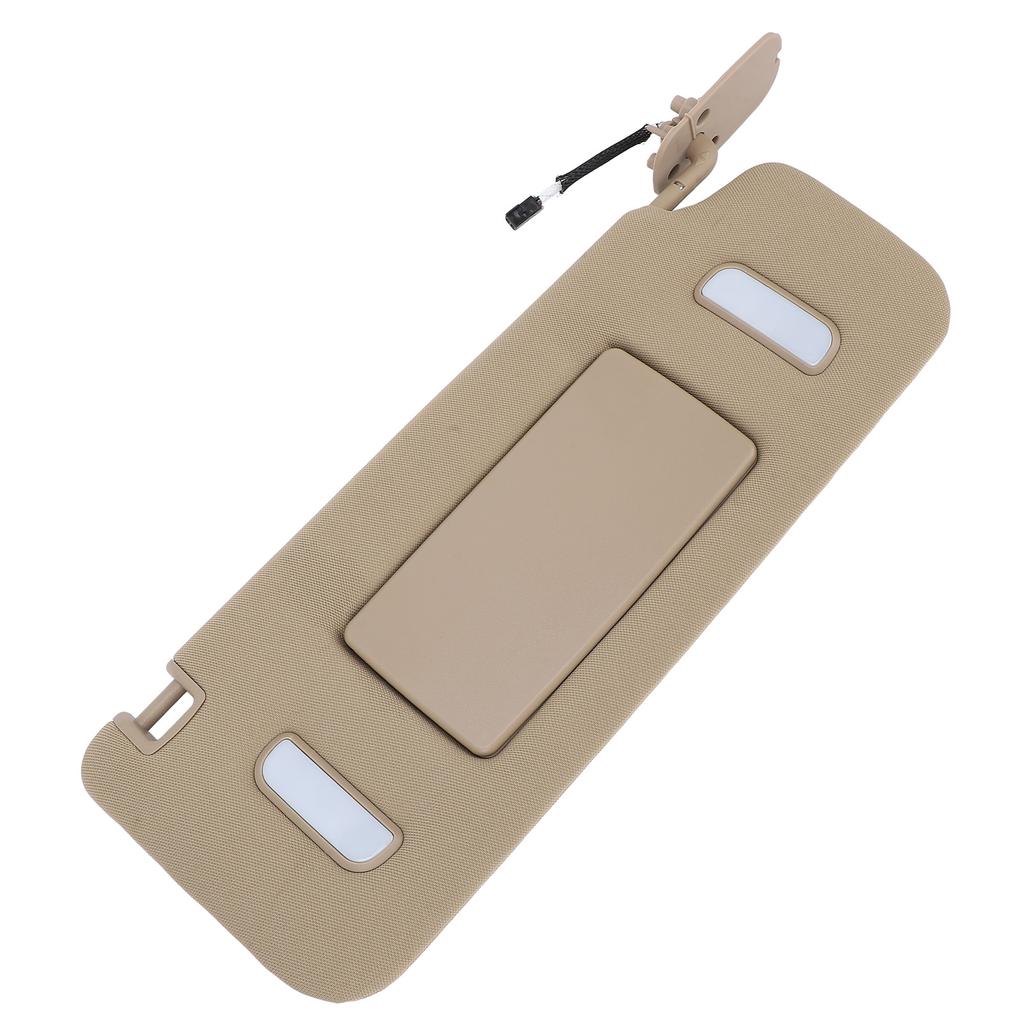 Side Sun Visor Beige Sun Shielding Visor Board with Makeup Mirror for 1500 2500 3500 HD Vehicle Models Right: 22850310