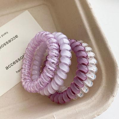 Kopfschmuck Süßes Elastisches Haargummi Haargummi Dehnbar Mehrfarbig Telefonkabel Täglich
