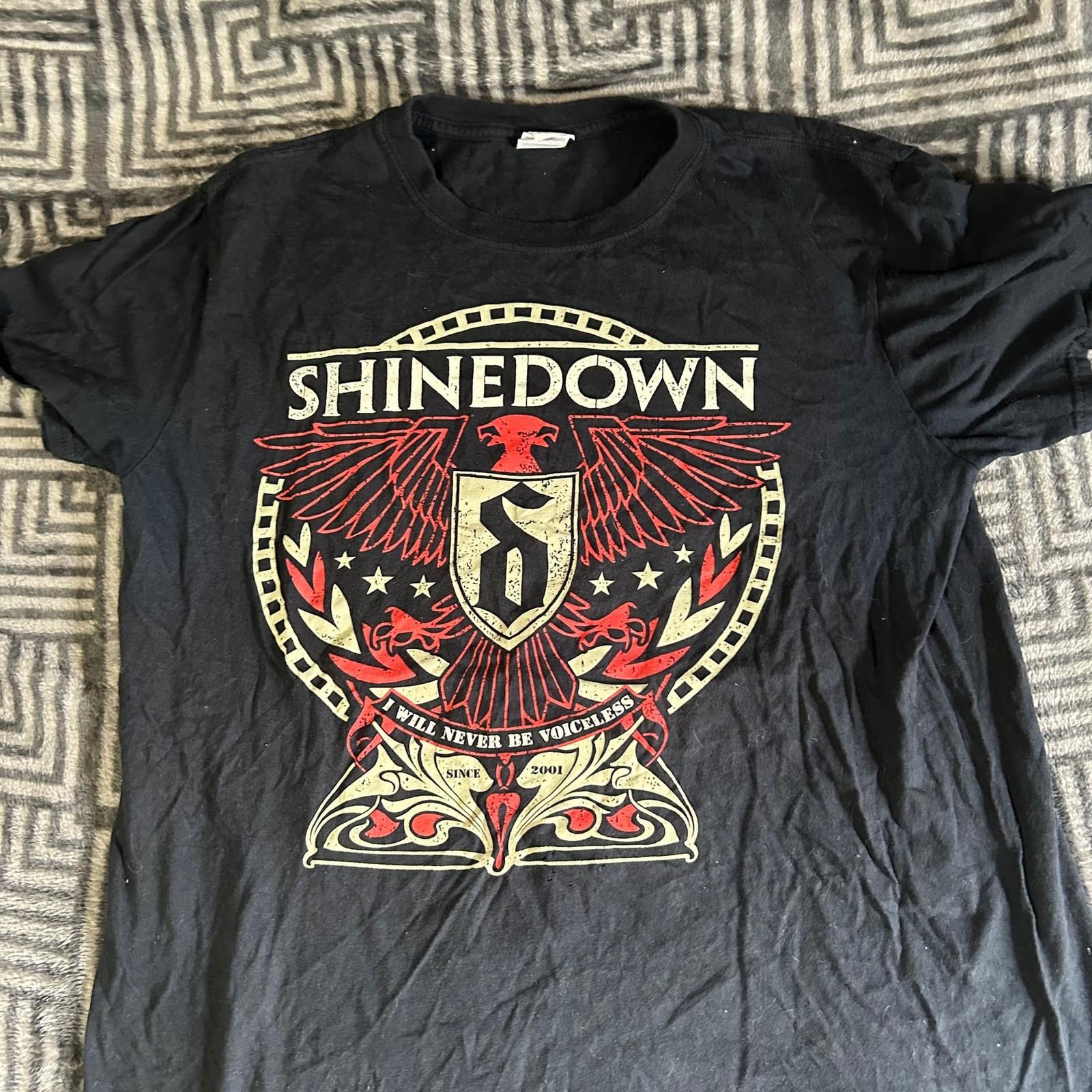 Shinedown concert tour t shirt size L Unisex T-Shirt XL
