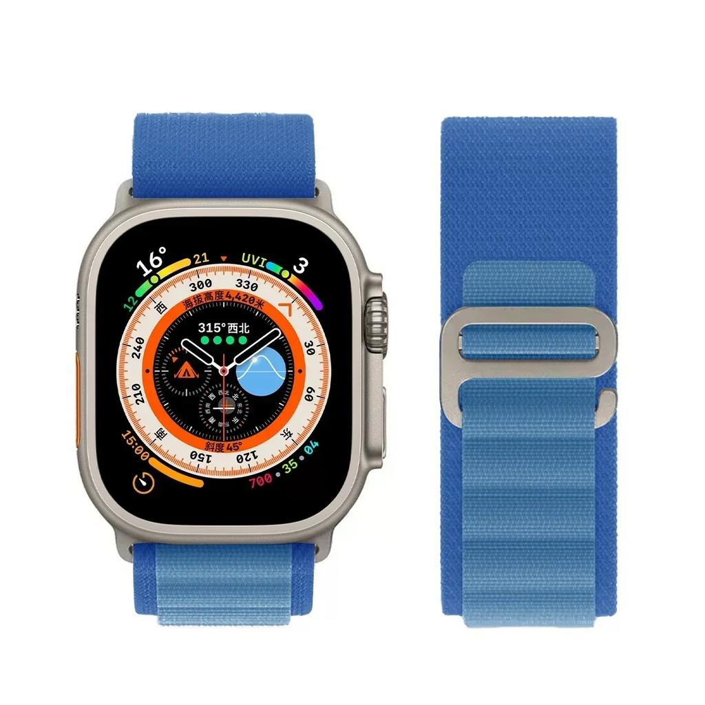 Alpine Loop Band for Apple Watch Strap 49mm 44mm 40mm 45mm 41mm 42mm 38mm Bracelet iWatch Ultra Series 7 6 5 3 Se 8 9 CorreaBelt