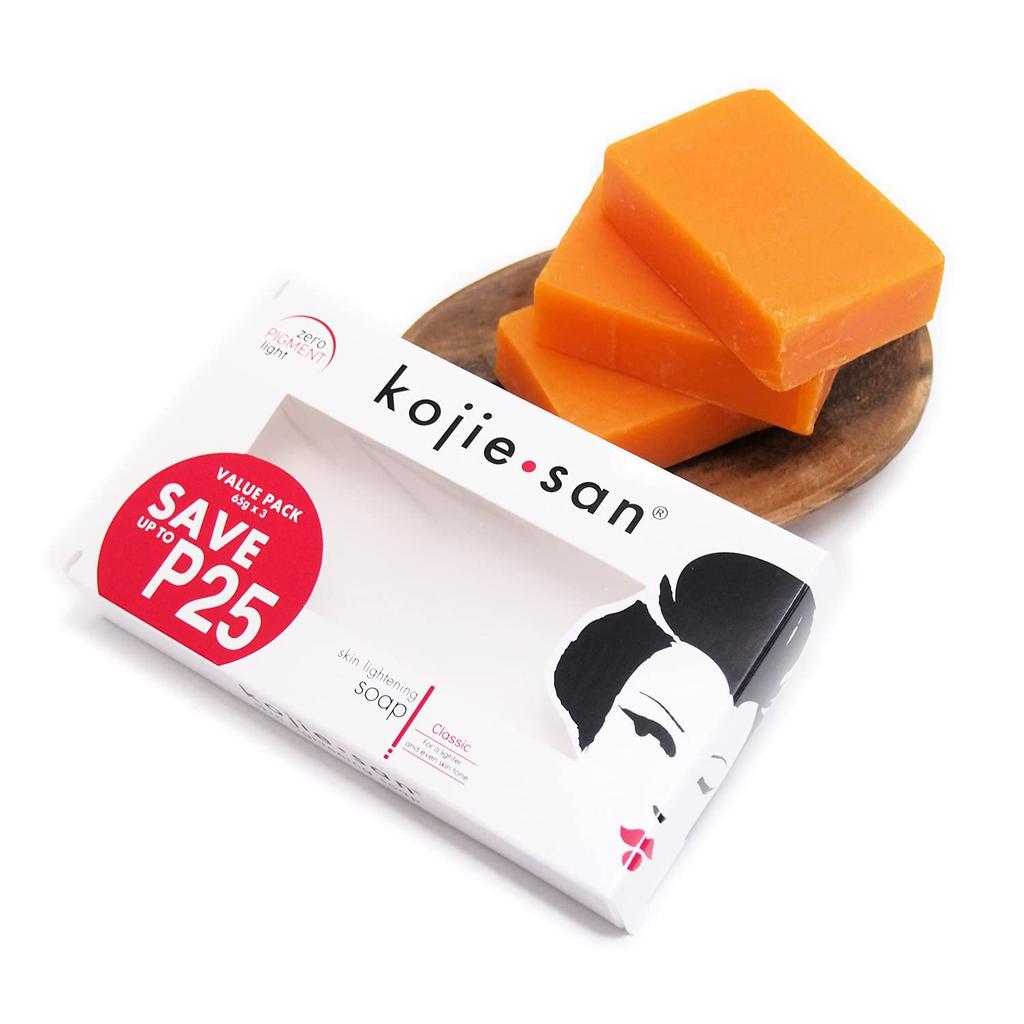 Mýdlo na zesvětlení pokožky 65g 3ks Kojie-san [Produkt]