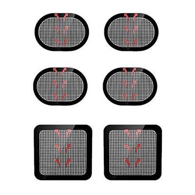 EMS Abdominal Belt Gel Pad Replacement Unit Set Pack (2 Sets, 6 Gel Pads)