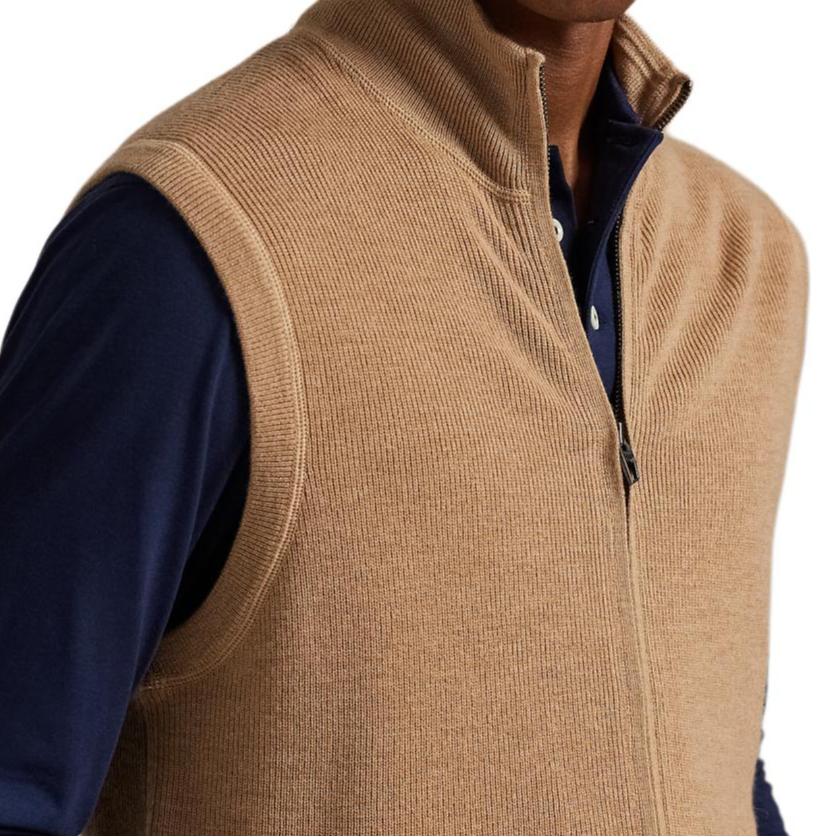 Polo Ralph Lauren Ribbed Knit Half-Zip Sleeveless Vest Men vests MNPGSWE1CM20038-200