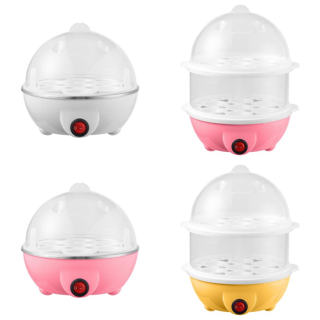 Stainless Steel Egg Cooker With Multifunction Boiling Steaming For Kitchen Home Food Prep