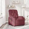 VidaXL Reclining Massage Armchair, Relaxation Chair with Cup Holders, Seat with Backrest and Armrests Living Room, 372494