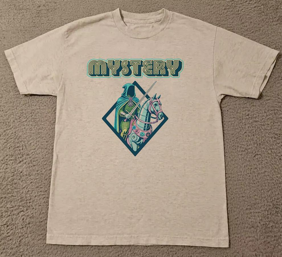 

Чорна Магія SS Гурт MYSTERY обличчя космонавтів Футболка Унісекс Футболка L