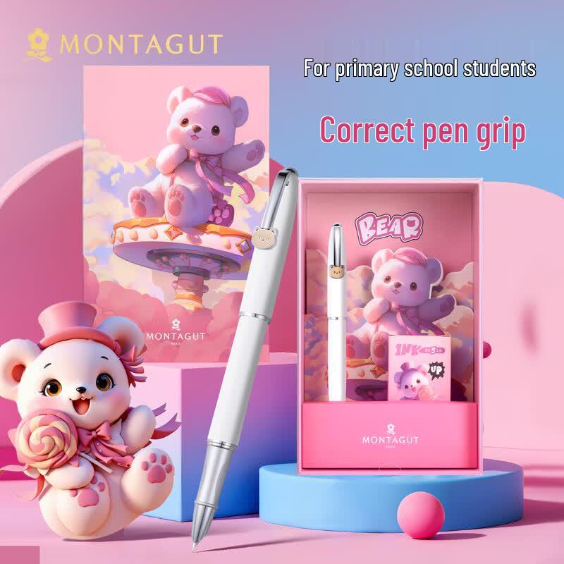 Mengtejiao Cloud Bear Beginner Fountain Pen 0.38mm