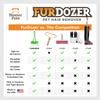 FurDozer X6 Pet Hair Remover for Dogs and Cats 6 Ways To Use New Material Made In the USA Patented [Neater Pet] - - - - -