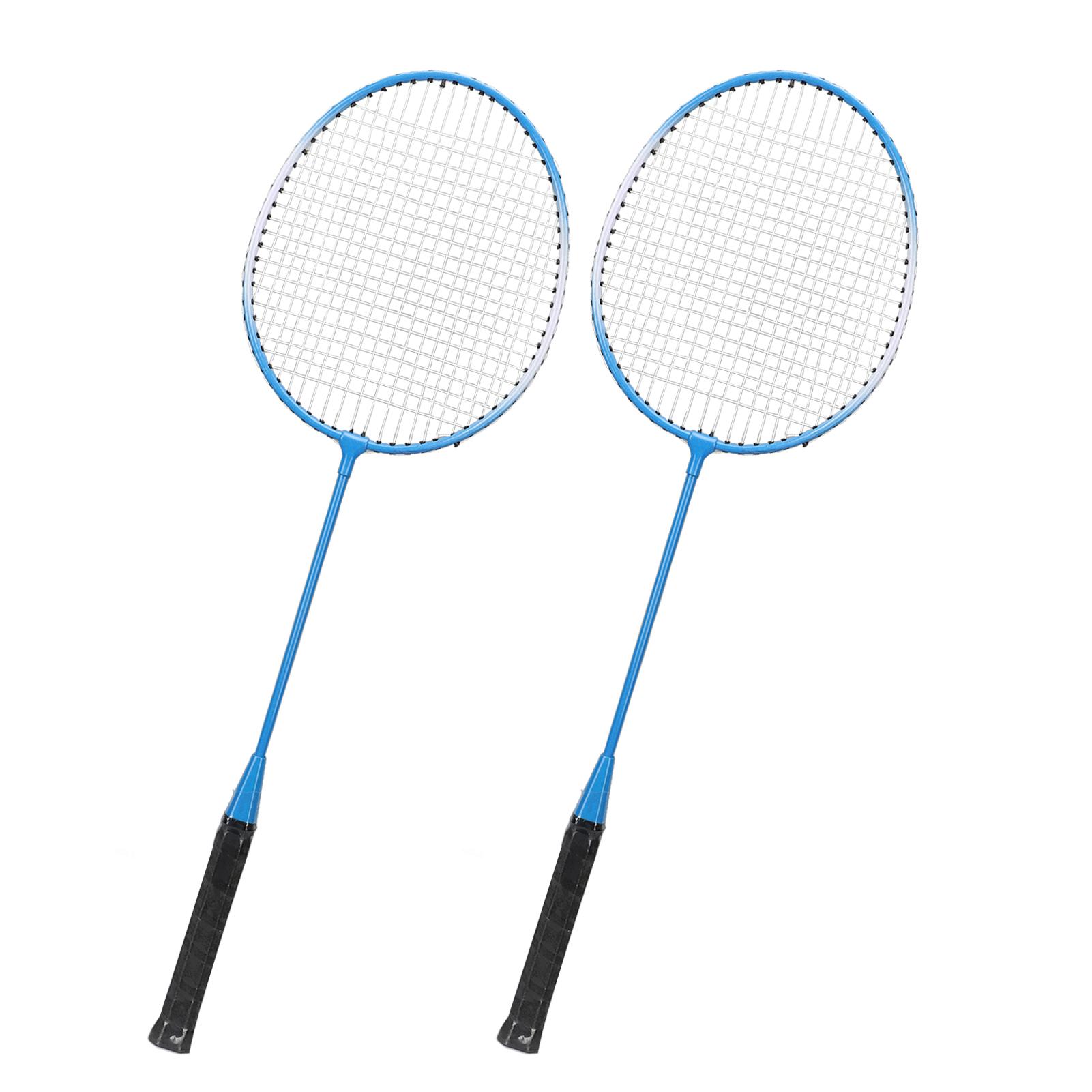LEIJIAER Badminton Racket Offensive Iron Alloy Lightweight Comfortable Grip Sports Badminton Racquet