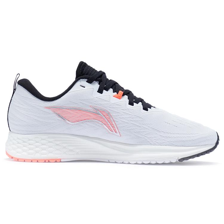 Li Ning Red Hare 4 Cushioning Slip Resistant Abrasion Resistant Low Top Running Shoes Women's White ARMR004-12