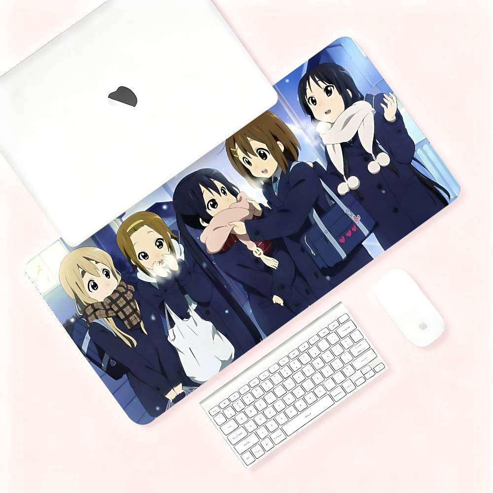 Anime K-ON Mouse Pad Computer Mat Deskpad Laptop Keyboard Mat Office Large Landscape Mousepad
