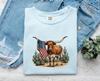 Longhorn Cow Shirt America Western Gift Women Country Tee Bull T-Shirt Patriot Fan Rustic Tshirt Rodeo Graphic Vintage Cactus Tshirt