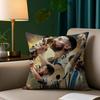 Footballer MMMessiS Pillow Case Short Plush Print Cushion Cover Square Throw Pillow Covers Sofa Home Decor