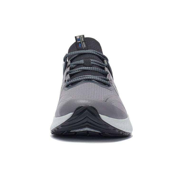 Li Ning Soft Zero Cushioning Slip Resistant Abrasion Resistant Low top Sports Casual Shoes Men's Black Gray AGLR235-2