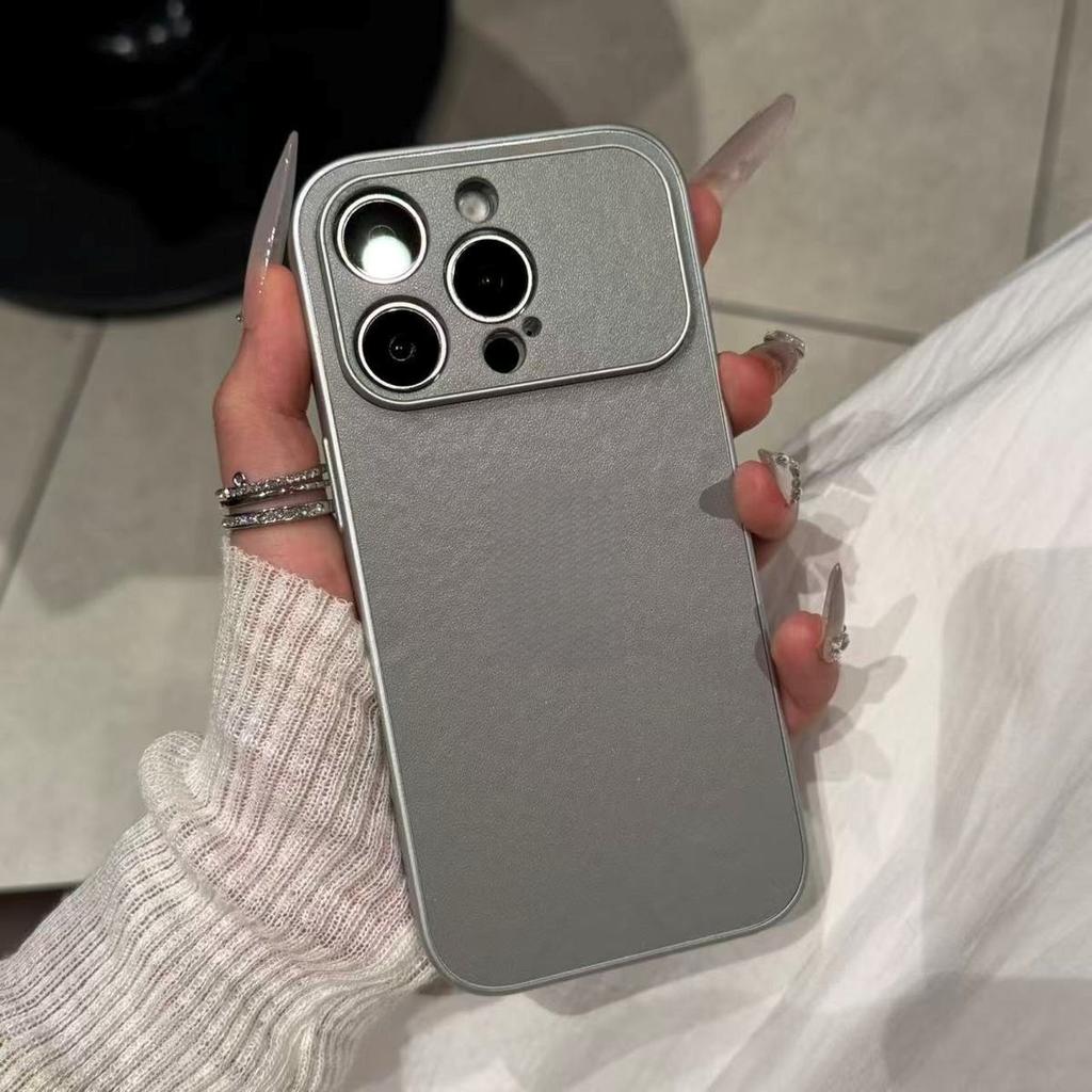 Luxury Matte Cortex Phone Case For iPhone 17pro Max 11 12 13 14 15 16 Pro Max Plus Shockproof Bumper Back Cases Cover