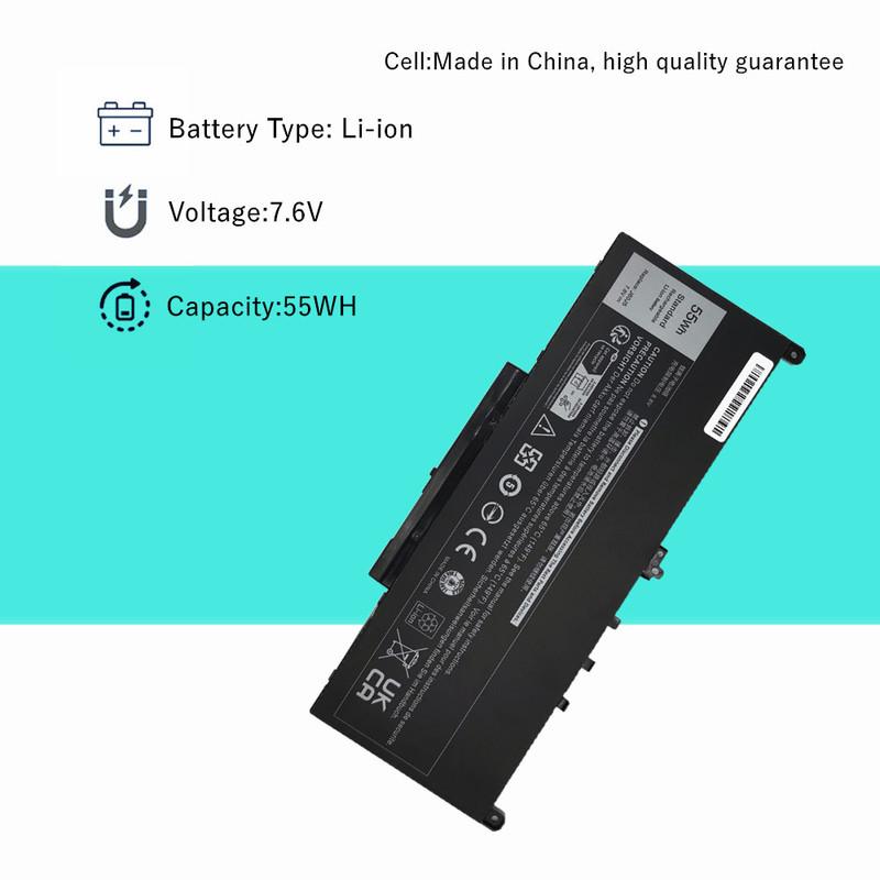 MC34Y 0MC34Y R1V85 Laptop Battery For DELL Latitude E7270 E7470 Series J60J5 242WD 1W2Y2 GG4FM WYWJ2