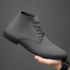 Fashion Trend Mens Autumn Spring Boots Winter High-top Leather Booty Hightcut Retro Men's Winter Walking Casual Boots