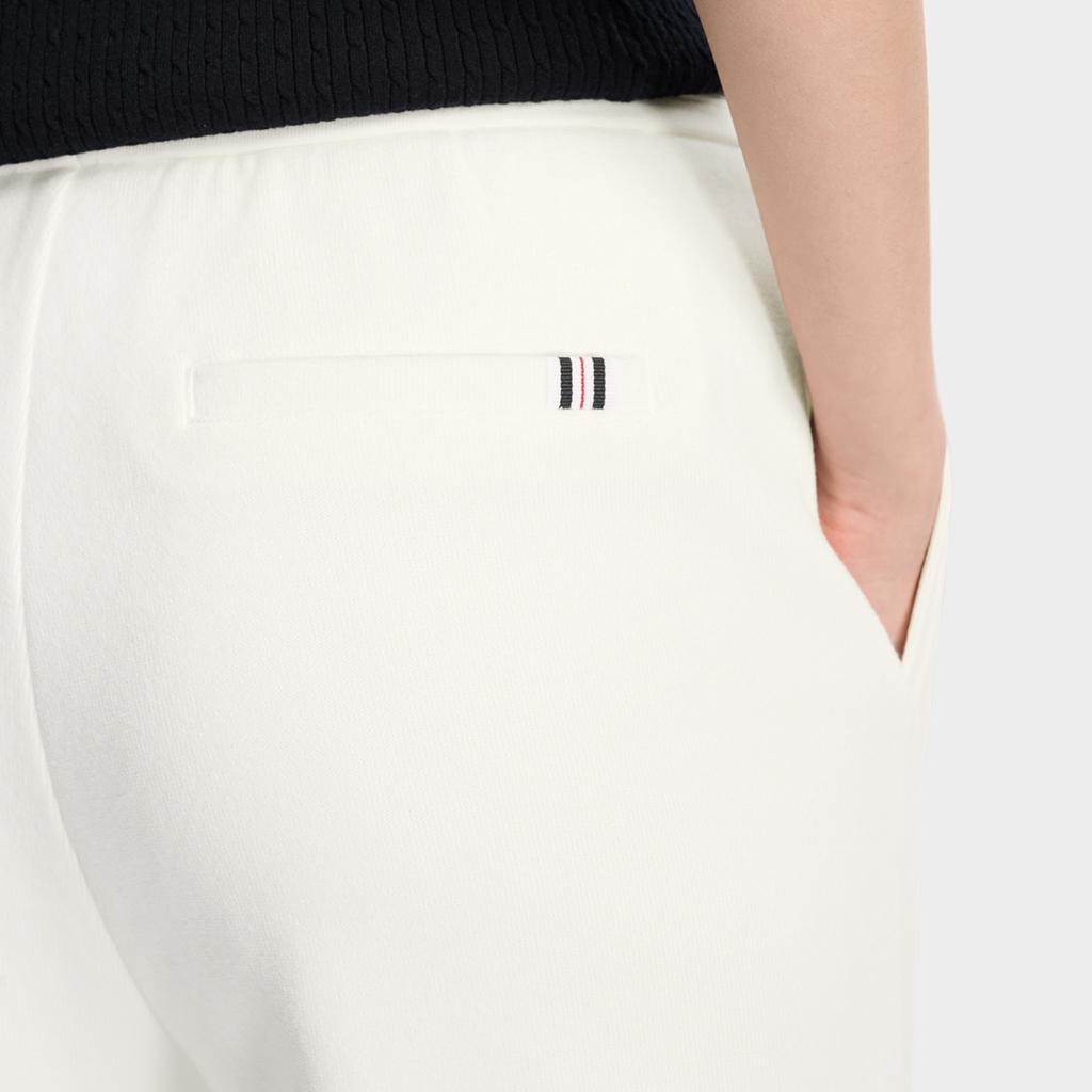Fila Heritage Yodar Pants Simple Classic Fashionable Elegant Versatile Comfortable Casual Pants Women Bottoms Cloud-Mushroom-White F11W618604FWT