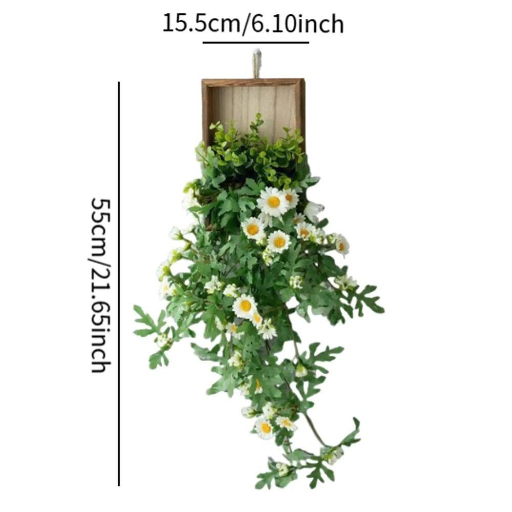 Nordic Style Simulation Plastic Daisy Realistic False Flower Vine  Home Decor