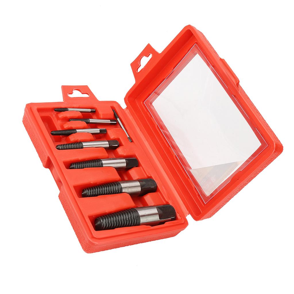 8Pcs Broken Screw Bolt Extractors Remover Damaged Screw Bolt Removing Tool