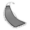 Outdoor Hanging Curved Chaise Lounge Chair Swing Replacement Fabric Cloth 64x197x23CM Patio Hanging Lounge Chair Seat Cloth