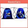 Sonic Igel Kordelzugtasche Tragbare Oxford-Stofftasche Für Geschenke Blaue Farbe Kreativer Cartoon-Stil