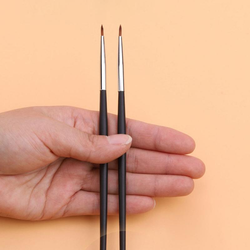 

Тонкая кисть для подводки глаз, инструменты для жидкого макияжа, кисть для макияжа подводки глаз, тонкая кисть для подводки глаз, профессиональная тонкая кисть для консилера