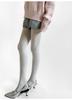 Retro Diamond Jacquard Stretch Cotton Tights for Women - Slimming Korean Style Hollow Out Pantyhose for Autumn and Winter
