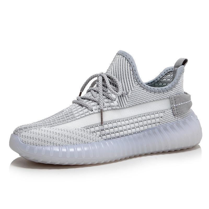 "Chaussures de Sport Respirantes pour Homme - Grande Taille 350, Running Flyknit, Baskets Polyvalentes en Mesh"