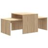 VidaXL Ensemble de tables basses Chêne sonoma 100x48x40 cm Aggloméré