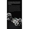 TRN SHELL Four-Unit Dynamic Driver Planar Hybrid IEM Earphones with Liquid Metal Body & Streamlined Electroplating Process