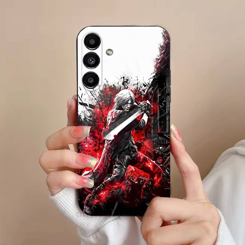 Dante D-Devil M-May Cry D-DMC2 Phone Case For Samsung Galaxy S21 22 23 24 S25 Ultra PlusS20 FE S10 Plus  Cover Funda