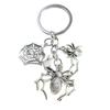 European Gothic Cobweb Spider Keychain: Halloween Retro Pendant Gift