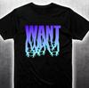 3OH!3 Band Shirt - Want Albums Black Shirt Full Size S-5XL DM971 Unisex T-Shirt