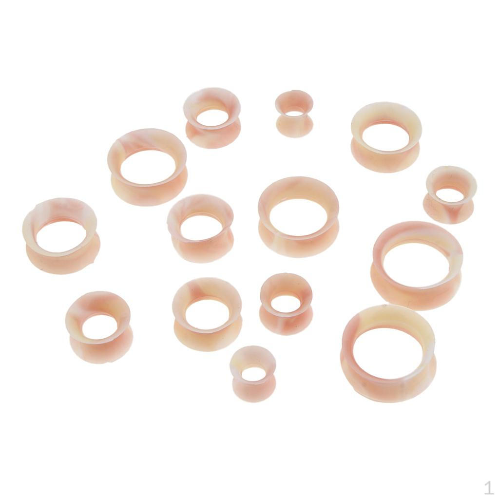 

14 шт. Чарівний гнучкий силіконовий тунель для вуха Colors 7