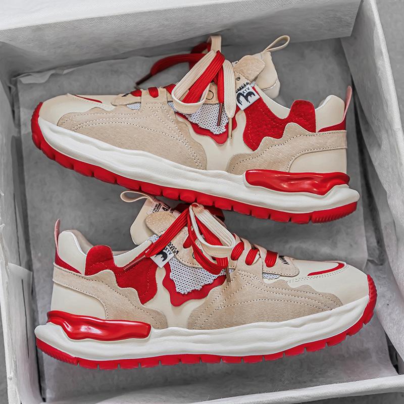 

Гарячі продажі Douyin Kuaishou спортивне чоловіче взуття нішевий японський тренд взуття Форреста Гампа платформа розчинення повсякденне татове взуття тренд 44