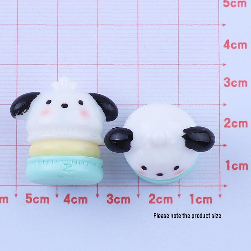 Glossy Macaron Cake Toy Cartoon Handmade DIY Cream Glue Resin Accessories