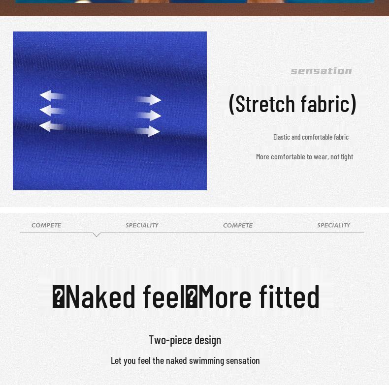 Yingfa Herren 2024 Rennbadehose: Schnelltrocknend, Professionelles Fünf-Punkt-Design für Erwachsene und Jugendliche.