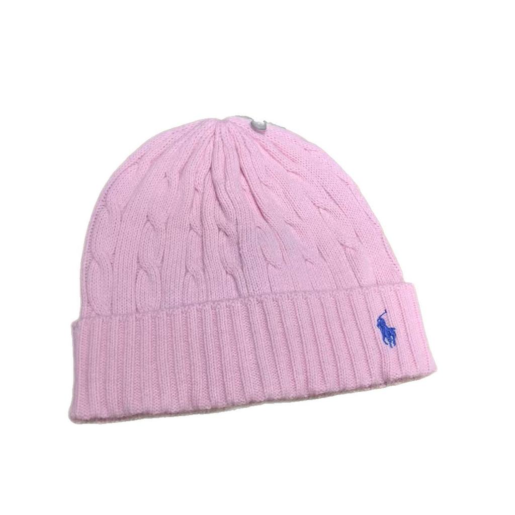 Unisex vlněná čepice s výšivkou loga RL koně - Teplá, silná, podzim/zima