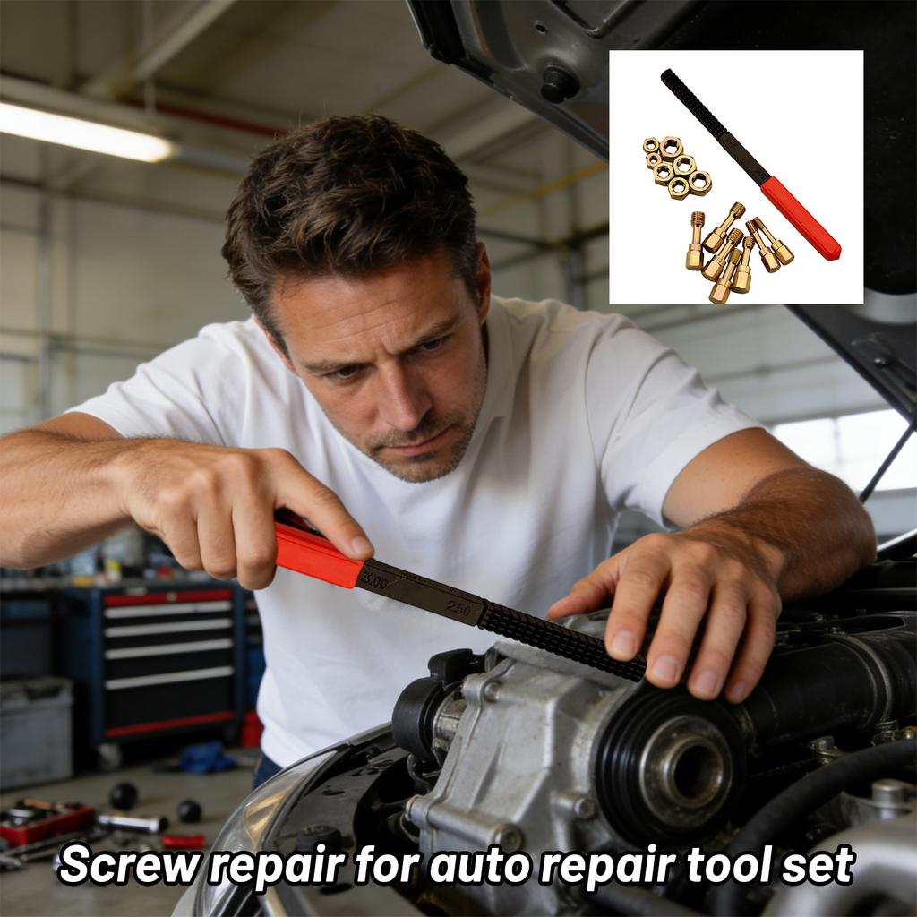 Screw Thread Tool; Tap For Thread ; Set Of Screw Thread  Files; Screw  Auto Combination Tool.