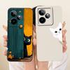 Für Realme GT 7 5G Hülle GT 7T Niedliche Katze Ente Cartoon Hülle Weiches TPU Mattes Handyhülle Für Realme GT 7 Pro GT7 T GT7T 5G Funda Taschen