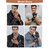 Used [GSG] Driving Gloves Men's Car Half Finger Sheep Leather Driving Gloves Driver Gloves Motorcycle 1