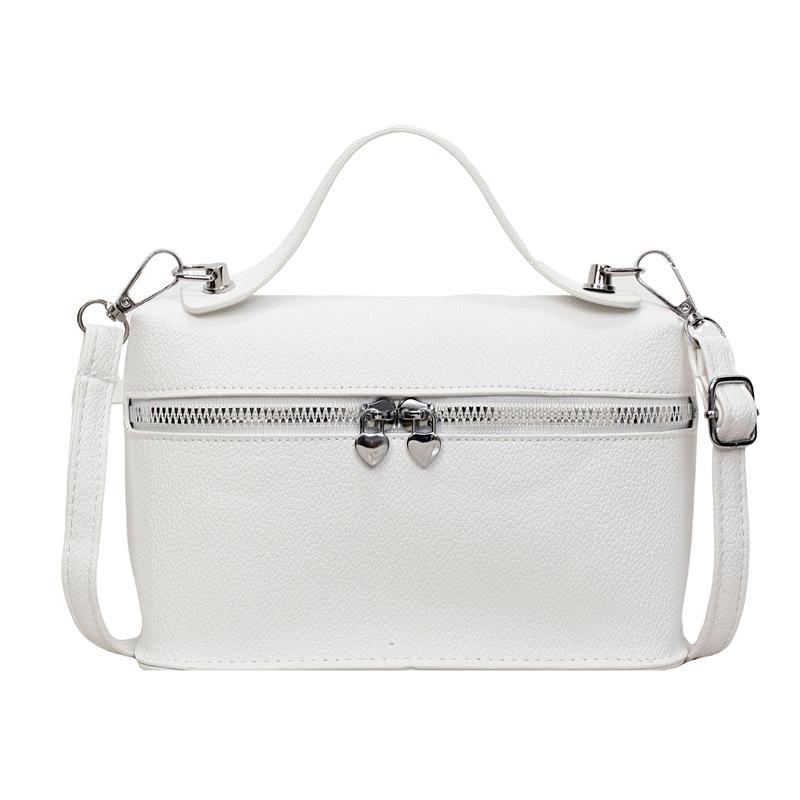 Simple texture single shoulder messenger bag autumn new trend niche fashion portable small square bag box bag