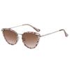 Cat Eye Shape Sunglasses for Ladies European American Style Trendy Glasses for Woman High Quality Men Sun Glass