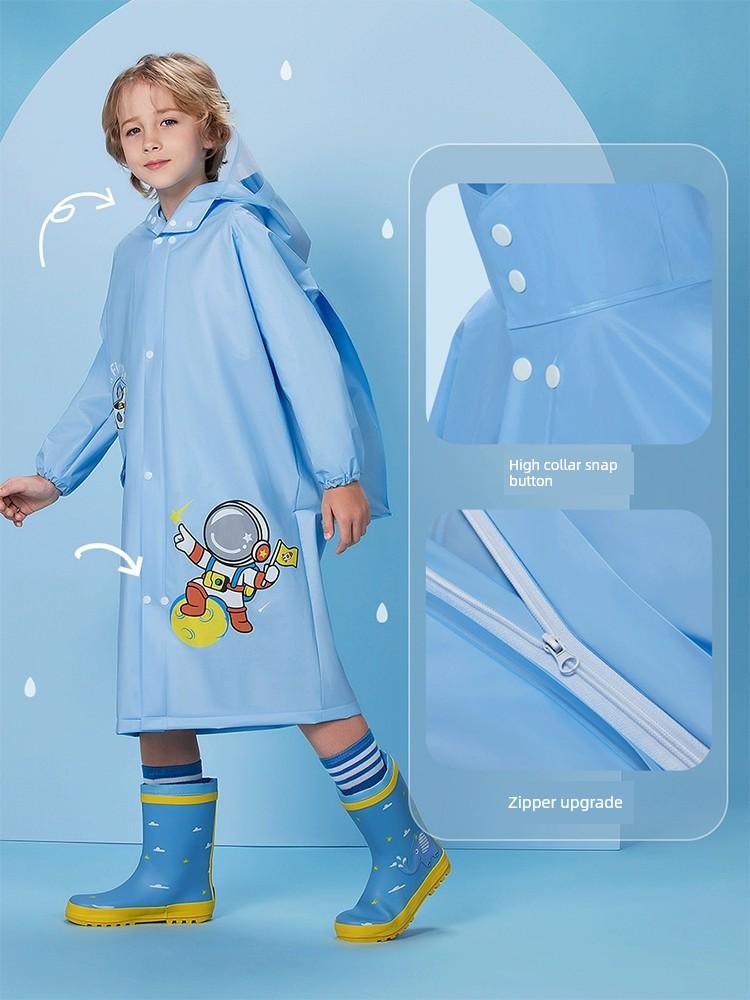 Children's Raincoat for Boys, Waterproof, Lightweight, Special for Kindergarten and School, for Girls, Primary School Students, Poncho, 2026 New Model